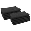 ZOLLNER Set of 10 Guest Towels with Three Draft Stripes,