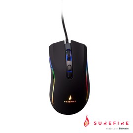 SureFire Hawk Claw Gaming 7-Button Gaming Mouse with RGB Lighting PC Mouse 6400 DPI with 7 Programmable Buttons USB 3.2 GEN 1 & USB 2.0 Gaming Mouse Windows & Mac & Consoles