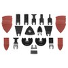 WEN MTB014 34-Piece Oscillating Multi-Tool Accessory Set with HCS Blades,