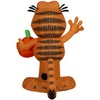 Gemmy Garfield w/JOL Pumpkin Airblown Inflatable, 3.5 ft Tall, Orange