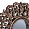 Relaxdays Set of 3 Baroque Decorative Wall Mirrors, Living Room,