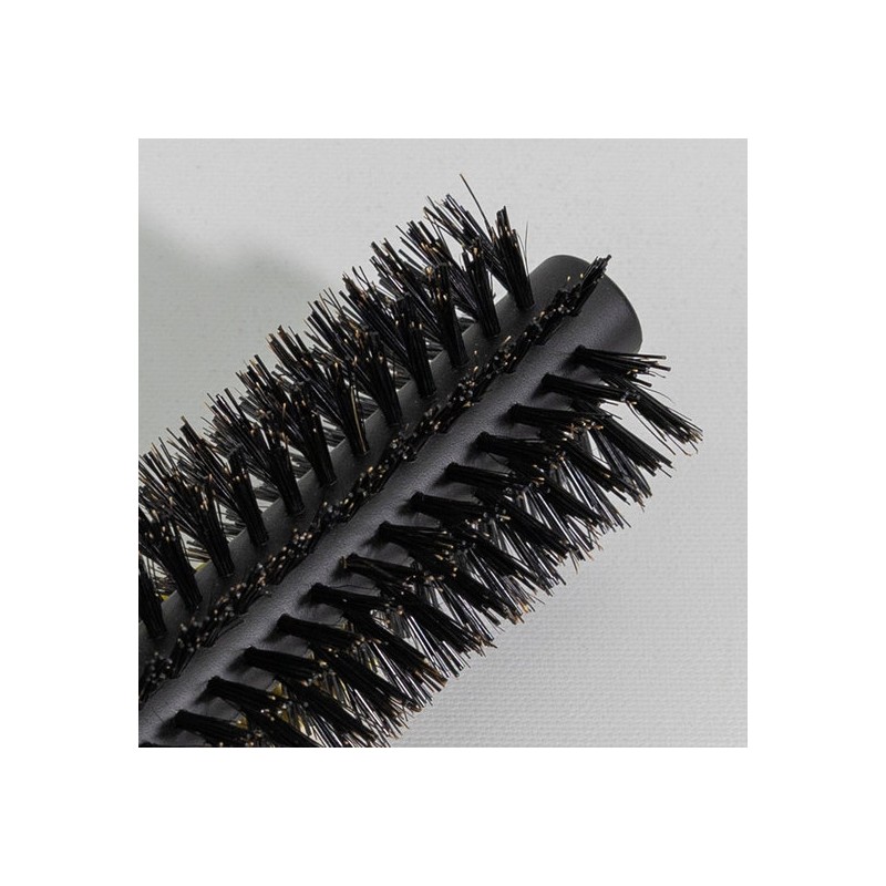 Weshen Rubber Grip Boar Bristle Roll Brush_Green / 러버그립 돈모