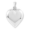 Sterling Silver Puffed Heart Pendant QC5979