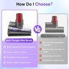Mini Motorized Tool Brush Head Compatible with Dyson V7 V8