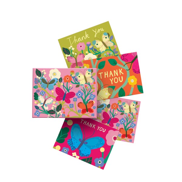 Roger la Borde - Butterfly Garden Chic Notecard Box -