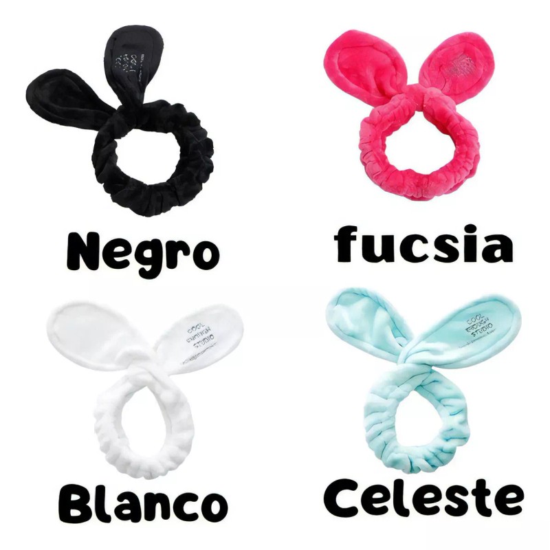 Veraly Banda Diadema Cabello Orejas Conejo Maquillaje Niñas Belleza Color