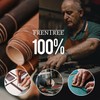Frentree Kartenetui aus 100% Leder, RFID-Schutz, Mini-Geldbörse für Karten, Scheine