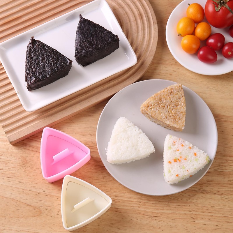 Onigiri Mold Triangle, 2 Pack Large Rice Ball Mold Sushi