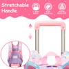 Kids Rolling Loving Cat Backpack for Girls Trolley Suitcases Luggage