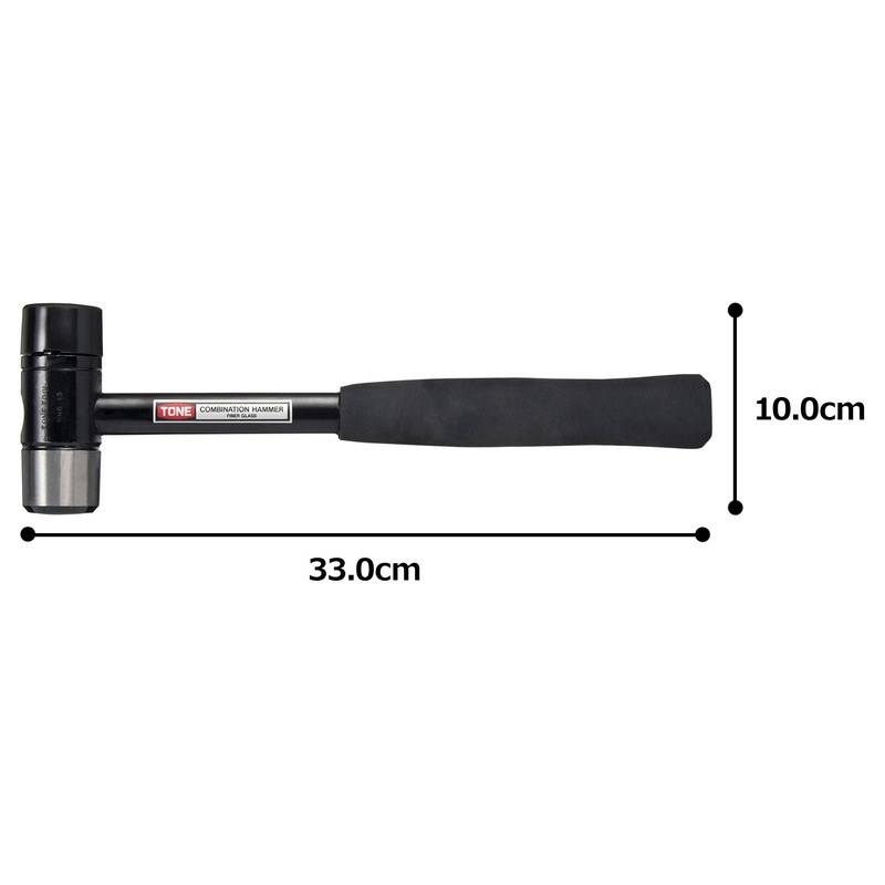 トネ(TONE) コンビネーションハンマー BHC-15 ブラック 1.5lb