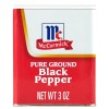 McCormick Pure Ground Black Pepper 3oz Bold Fresh Flavor Seasoning