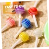 Baluue 100pcs Nail Art Charms Creative Lollipop Decorations for Manicure