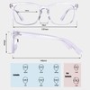 MAXJULI Fake Glasses with Cute Nerd Frame Reading/Gaming/TV/Phones Glasses for