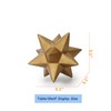 DreamsEden Golden Star Sculpture, Resin Decorative Ornaments Modern Home Decor
