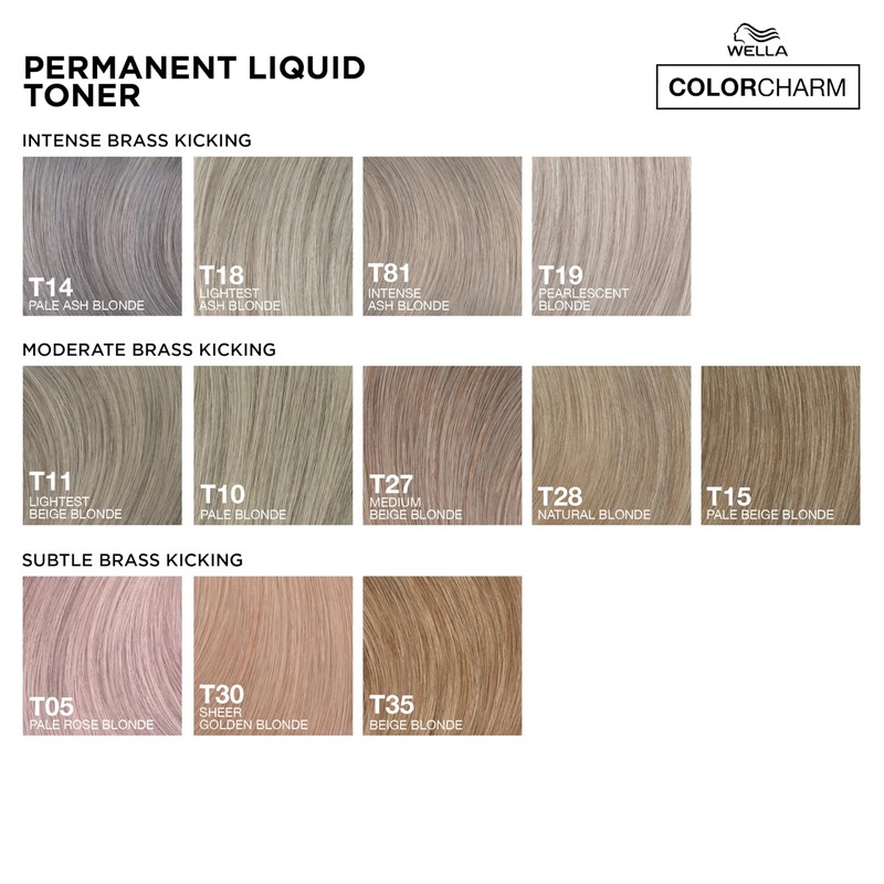 COLORCHARM Permanent Liquid Toners| Neutralize Brass| Free of Parabens| Vegan|