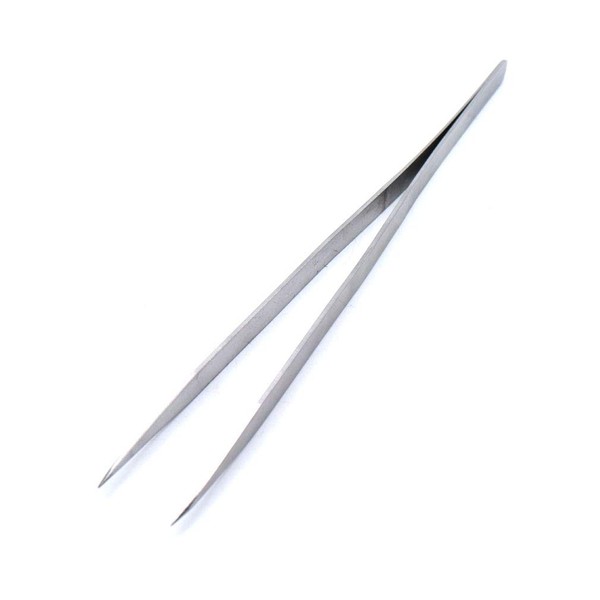Dasunny Precision Tweezers, Stainless Steel Long Pointed Tweezers, 9.8-inch