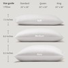 Double Stitch Luxury US White Down Pillow - Made in