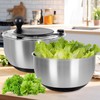 supernal 5.3Qt Salad Spinner Lettuce Spinner with Stop Button Vegetable