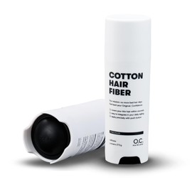 O.C. HAIRCARE Hair Thickening Hair - for Parting, Bald Areas on the Top and Back of the Head - Recommended by Leading Salons - 11 Colours - Resistant Scattered Hair (Dark Grey)