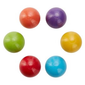 ApudArmis 3In Croquet Ball Replacement, Set of 6 Colored Replacement Balls for Lawn Backyard 28'' and 32'' Six Player Croquet Game Set