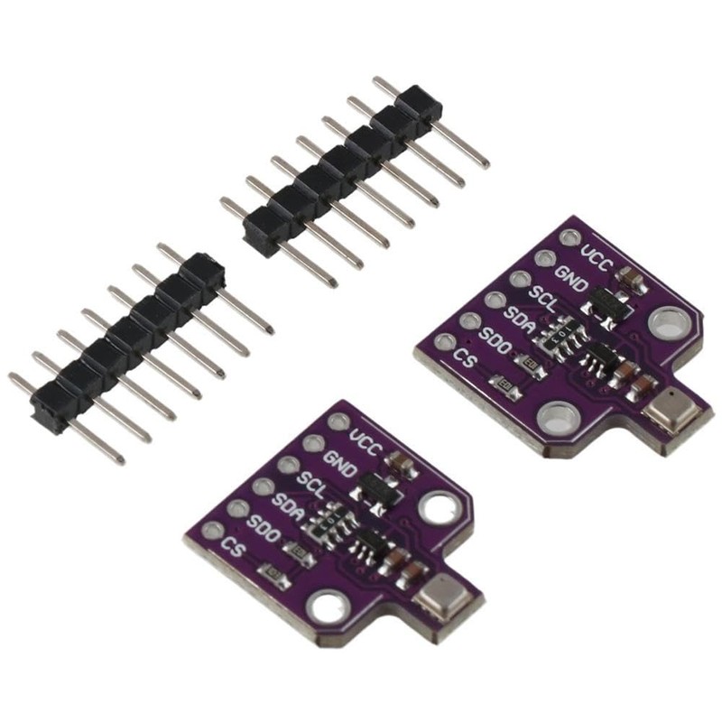 SHUATI Development Board 2pcs BME680 Practical 4 in 1 Temperature