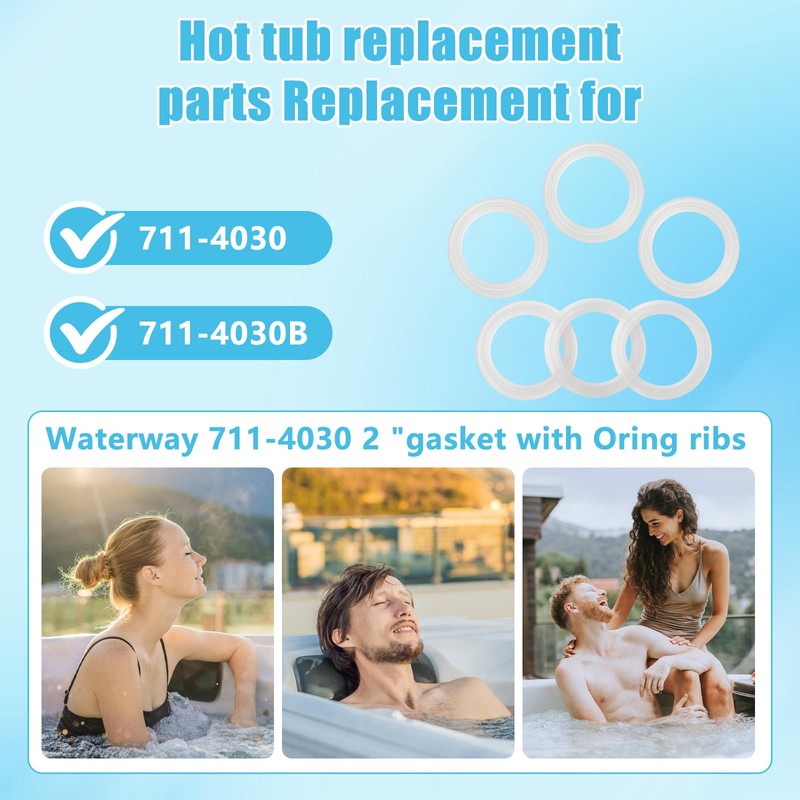 2" Spa hot tub Heater Gasket Replacement Oring Balboa Gecko