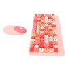 Wireless Keyboard Mouse Combo 2.4GHz Wireless Mouse 86 Keys Colorful