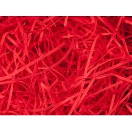 Red Fine Cut Shredded Paper, for Wedding Christmas Anniversary Birthday Valentine's Day Basket Packaging Filling Crinkle Cut Paper Shred Filler Gift Wrapping.10 lb Box