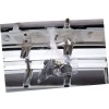 AMPLETHINK Black Grille w/Chrome Molding Trim For 99-02 Chevy Silverado