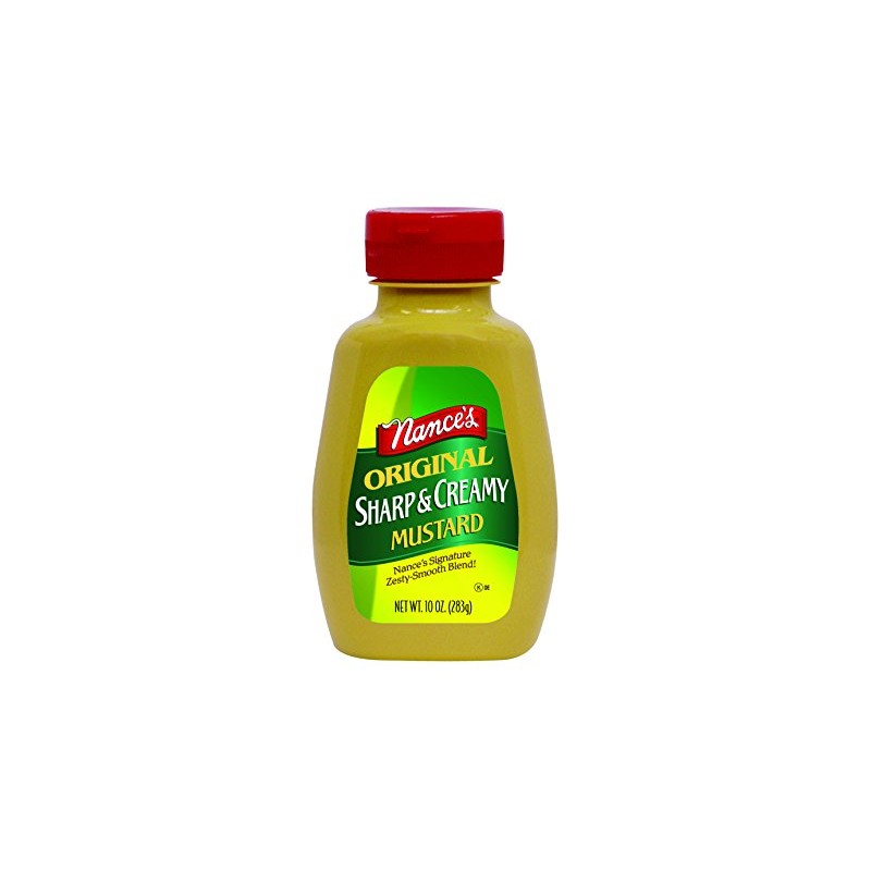 Nance's Mustard Sharp & Creamy, 10-ounces (Pack of6)