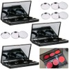 Makeup Palette, Eyeshadow Case, Empty Makeup Palette, Set of 3,