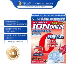 FINE JAPAN Electrolyte beverage with lactic acid  lychee flavor 22sticks