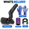 Electric Grill Brush Rechargeable, Cordless Rotary Grill Cleaner with Adjustable