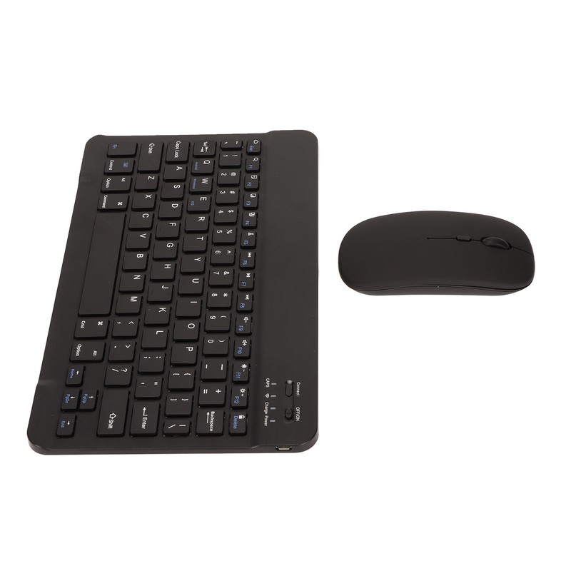 Wireless Keyboard Mouse 2.4G Bluetooth Dual Mode Rechargeable Portable External