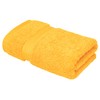 Lashuma Embroidered Hand Towel Yellow with Monogram Absorbent Sports Towel
