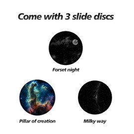 Orzorz Slide Discs Galaxy Night Light Plus Home Planetarium Projector (Work Star Projector Plus) (Jellyfish)