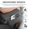 NYTKL Car Center Console Cover, PU Leather Car Center Armrest