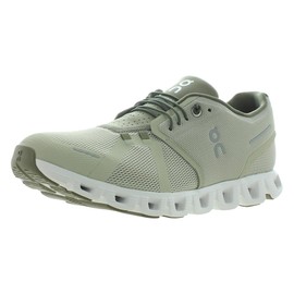 On Cloud 5 Mens Shoes Size 13, Color: Chalk/Grove/Beige/Light Green Mesh