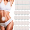 FWUNYVN 30Pcs Castor Oil Pack Wrap for Belly Button,Disposable Belly