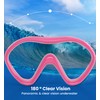 Aegend 2 Pack Kids Snorkel Goggles - Knitted Strap -