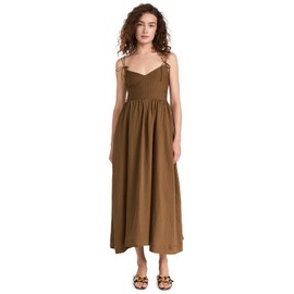 En Saison Women's Bree Midi Dress, Olive, Brown, S