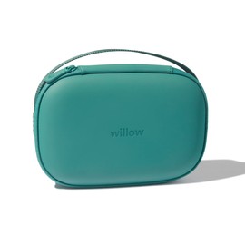 Willow Pump Carrying Case for Hands-Free Wearable Breast Pumps | Hard Shell Case with with Removable Tray | Teal
