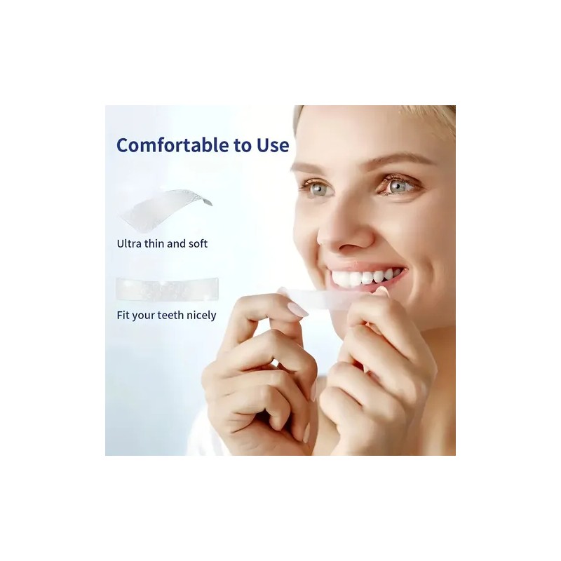 28 Tiras Blanqueadoras Dentales 5d White Higiene Bucal