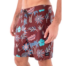 Hurley Men's Phantom-eco Classic 18" Swim Trunks, Matador, 30