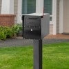 Architectural Mailboxes Oasis 28" H Pedestal Galvanized Steel Mailbox Post,