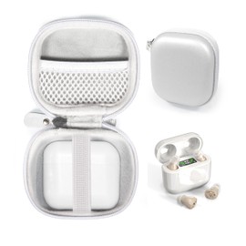 GETGEAR Protective Case for MUTOOG Hearing Aids with Long-Lasting Charging Case, Invisible Hearing Aids for Seniors with Smart Noise Cancellation, Completely-In-Canal Hearing Aid Device