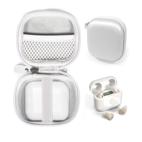 GETGEAR Protective Case for MUTOOG Hearing Aids with Long-Lasting Charging