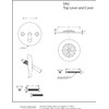 Westbrass R92-50 3-1/8" Trip Lever Bathtub and Shower Drain Kit