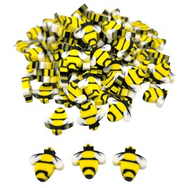 Cool Bumble Bee Shape Rubber Mini Erasers (144 Pack) Home School Work Incentive