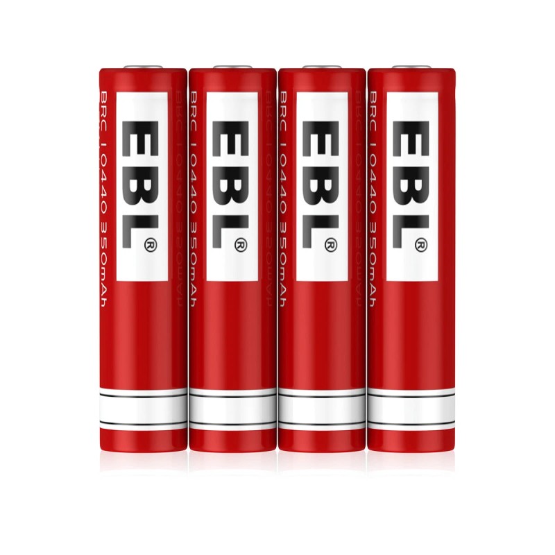 EBL 3.7V 350mAh 10440 Battery Li-ion Rechargeable For Flashlight LED